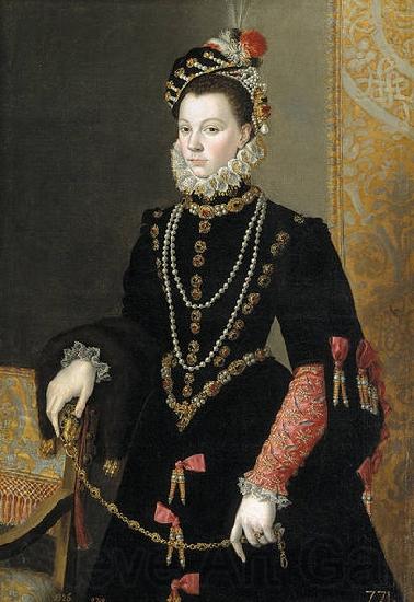 Juan Pantoja de la Cruz third wife of Philip II France oil painting art